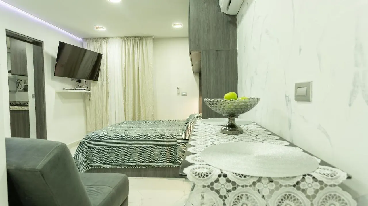 Apartestudio Marinare De 1 Habitacion Con Salida Directa A La Playa M Cartagena