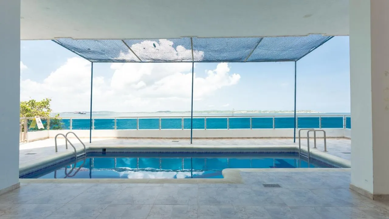 Apartestudio Marinare De 1 Habitacion Con Salida Directa A La Playa M Cartagena Apartment